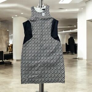 Banana Republic Women's Size 14 Sheath‎ Dress Blue Knee Length Casual